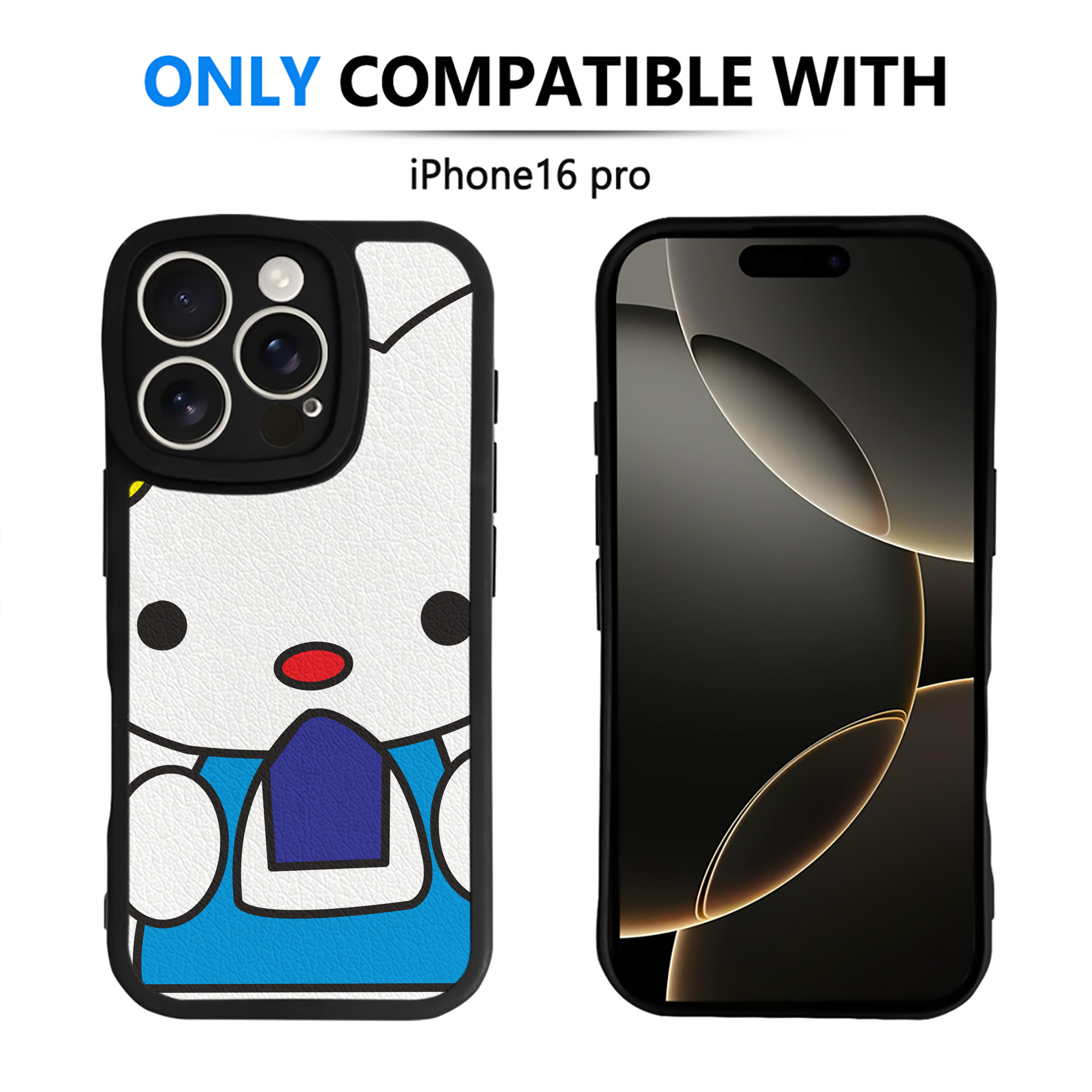 （画像用） Hello Kitty ハローキティ 【iPhone 16シリーズ対応】シリコンスマホケース（レザー調） 材質：シリコン
